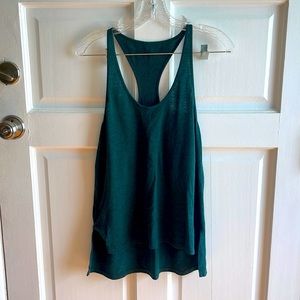 Alo racerback tank in jersey fabric